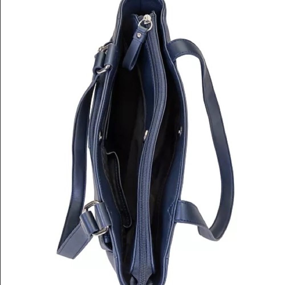 NWOT GIANIBERNINI leather black handbag - Picture 4 of 13